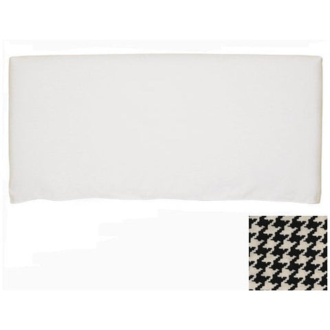 Slipcover Headboard in Berne Black and White by Skyline Furniture | 730Sl (Berne BW)