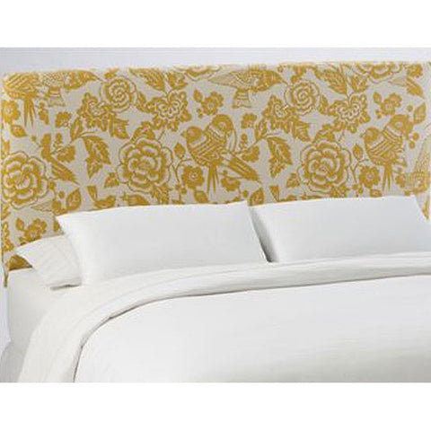 Slipcover Headboard in Canary Maize by Skyline Furniture | 730 Series