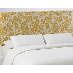 Slipcover Headboard in Canary Maize by Skyline Furniture | 730 Series