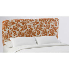 Slipcover Headboard in Canary Tangerine by Skyline Furniture | 73SLTANGERINE