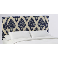 Slipcover Headboard in Diamonds Blue Ikat by Skyline Furniture | 73SLBLUE