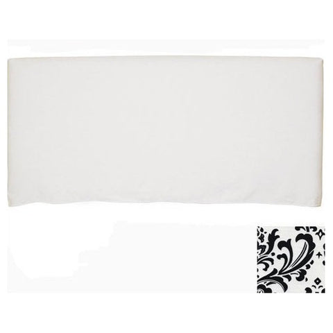 Slipcover Headboard in Traditonal Black and White by Skyline Furniture | 730Sl (Traditional BW)