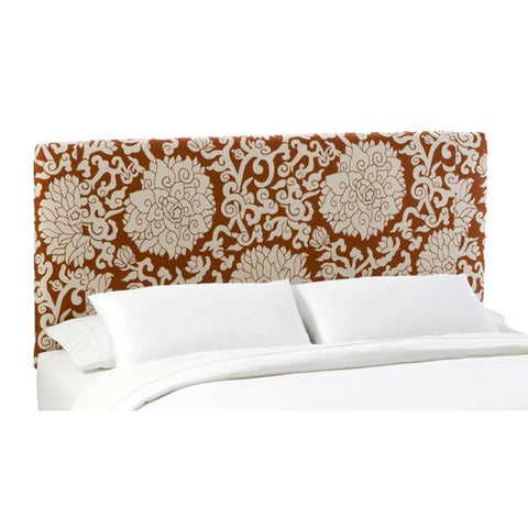 Slipcover Headboard with Athens Style in Cinnebar by Skyline Furniture | 73ATHNSCNNBR