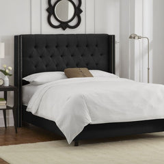 Tufted Wingback Bed by Skyline Furniture | 14-bed