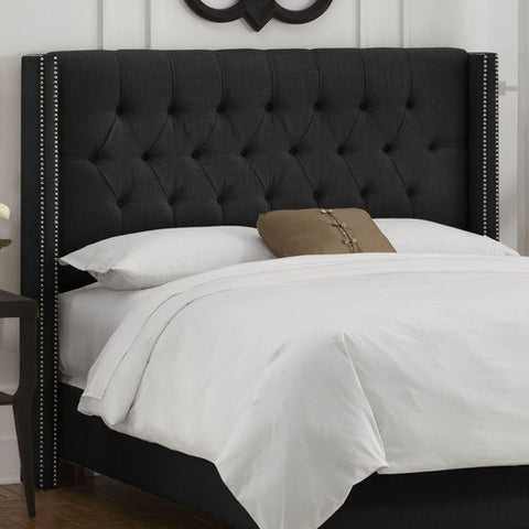 Tufted Wingback Headboard by Skyline Furniture | 14