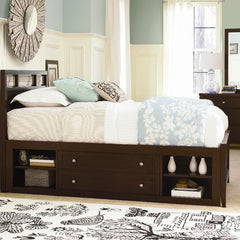Free Style Low Profile Storage Bed with Storage Unit by SmartStuff Furniture | 13711