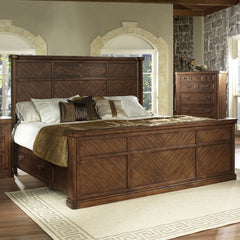 Barrington Panel Bed with Storage Drawers by Somerton | 420 / 420-89D