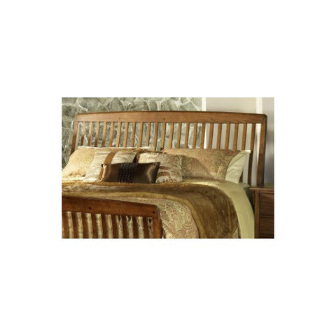 Craftsman Sleigh Headboard in Warm Brown by Somerton | 417-55 / 417-55 / 417-54