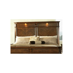 Melbourne Panel Headboard in Medium Brown by Somerton | 145-52 / 145-52 / 145-51