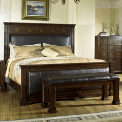 Villa Madrid Panel Bed in Dark Walnut by Somerton | 146A / 146B