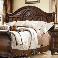 Southern Heritage Sleigh Bed Headboard in Rich Cherry by kathy ireland Home by Vaughan | G427-33H / G427-34H