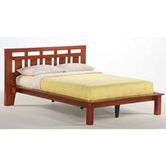 Spices Bedroom Carmel Bed in Cherry by Night & Day | Carmel Bed Series in Cherry