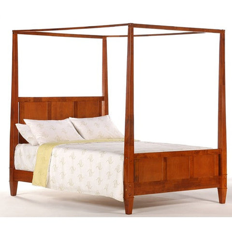 Spices Bedroom Laurel Canopy Bed in Cherry by Night & Day | PCH-LAU-CH / PCR-LAU-CH / PCP-LAU-CH