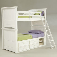 Summer Breeze Bunk Bed in Distressed Simple White by Legacy Classic Furniture | 481-8130C