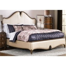 American Drew Jessica McClintock Couture Queen Leather Low Profile Bed