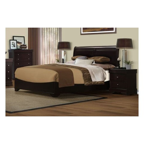 Sydney Bed in Cappuccino by LifeStyle Solutions | SS3-SDY