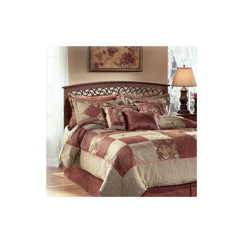 Oakridge Full/Queen Panel Headboard in Replicated Cherry Grain by Signature Design by Ashley | B258-55