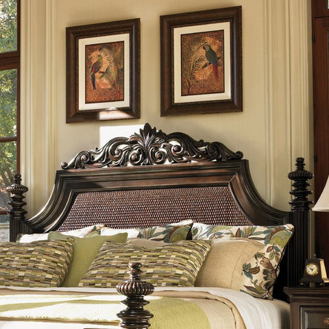 Royal Kahala Harbour Point Headboard in Distressed Coffee by Tommy Bahama Home | 01-0537-133HB / 01-0537-134HB / 01-0537-135HB