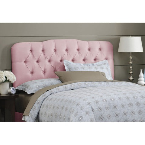 Tufted Arch Headboard in Wood Rose by Skyline Furniture | 740 (Wood Rose)