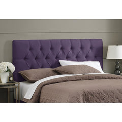 Tufted Headboard in Velvet Aubergine by Skyline Furniture | 54XX (Velvet Aubergine)