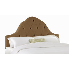 Tufted High Arch Headboard in Khaki by Skyline Furniture | 86X (Khaki)