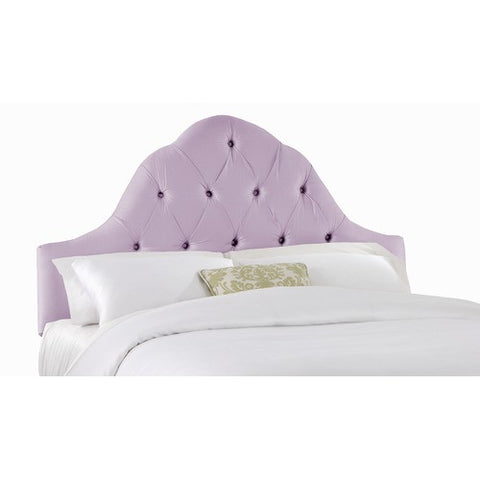 Tufted High Arch Headboard in Lilac by Skyline Furniture | 86X (Lilac)