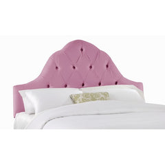 Tufted High Arch Headboard in Woodrose by Skyline Furniture | 86 (Woodrose)