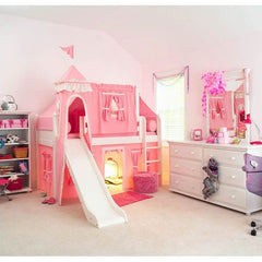 Twin Low Loft Castle Bed by Maxtrix Kids | Marvelous / Wow