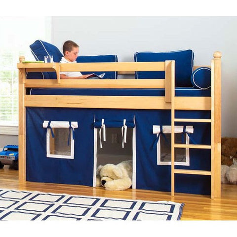 Twin Mansion Low Loft Bed by Maxtrix Kids | Low Rider / Easy Rider