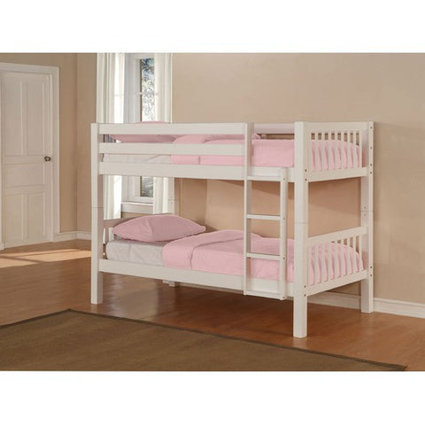 Twin Bunk Bed in Pure White by Powell | 270-138