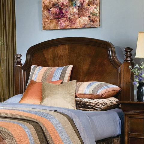 Urban Heights Poster Panel Headboard In Chocolate Cherry by Southern Living | 27740 / 27750