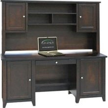 Legends Furniture Urban Loft Credenza Desk in Mocha