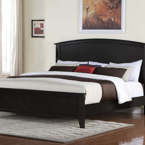 Townhouse Panel Bed in Shiraz Black by Vantage Fine Furniture | 77V76090