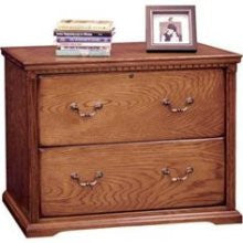 Legends Furniture Scottsdale Oak 2 Drawer Locking Lateral File