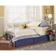 Powell Company 811 Florence Gloss White Daybed (P08 Link Spring sold Separately) (G)