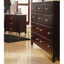 Cresent Furniture Murray Hill Ten Drawer Tall Dresser in Hand Rubbed Merlot