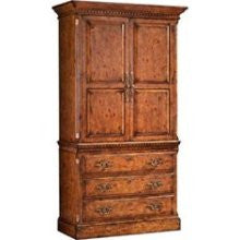 Barclay Butera Lifestyle Country Quentin Armoire in Waxed Pine