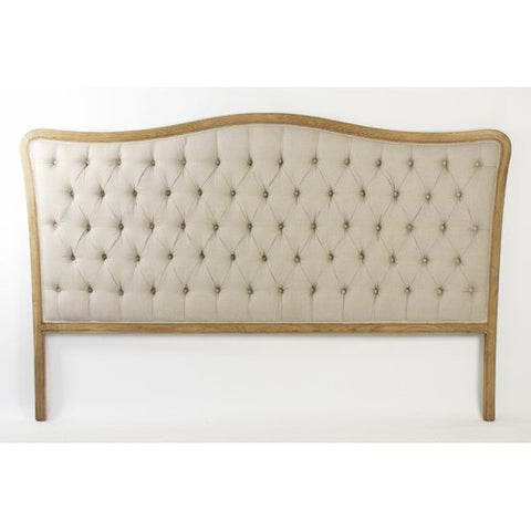 King Maison Tufted Headboard in Natural by Zentique Inc. | CL042 King E255 A003