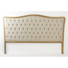 King Maison Tufted Headboard in Natural by Zentique Inc. | CL042 King E255 A003