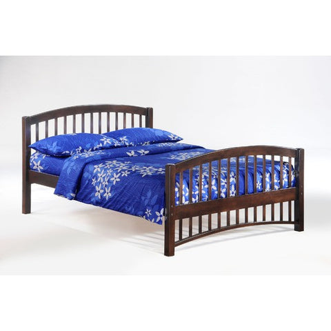 Zest Molasses Bed in Chocolate by Night & Day | YHF-MOL-TWN-CHO / YHF-MOL-FUL-CHO