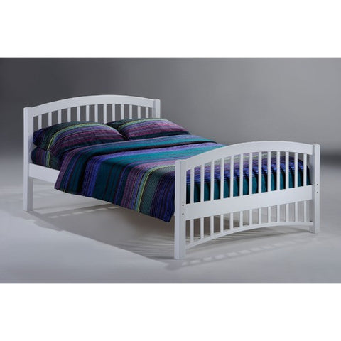 Zest Molasses Bed in White by Night & Day | YHF-MOL-WH