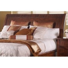 Somerton Runway Queen Sleigh Headboard - Warm Chestnut (140-54)