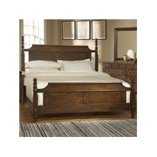 Attic Heirlooms Rustic Oak Low Post Bed (Queen) by Broyhill