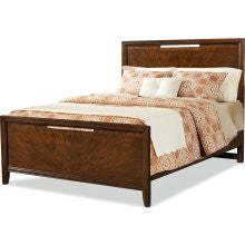 Symmetry Slat Bed in Walnut - Klaussner Furniture