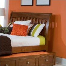 Legacy Classic Kids Cinnamon Twin Sleigh Headboard Only Bed