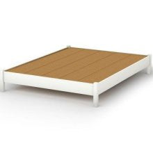 Queen Size Platform Bed - Step One - South Shore Furniture - 3050203