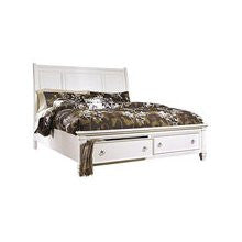 Ashley Furniture Prentice White Storage Sleigh Bed Ashlyn Furniture