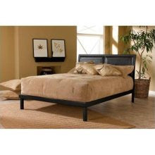 Hillsdale Furniture Sawyer Bed King Brown Vinyl
