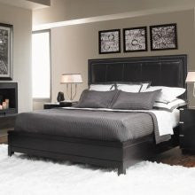 Lexington Black Ice Graphite Panel Bed