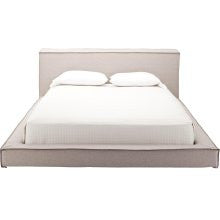 Dodu Bed Blu Dot Size: Full, Upholstery: Wheat